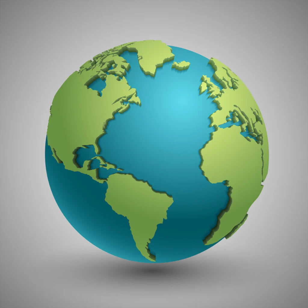 desenho do planeta terra